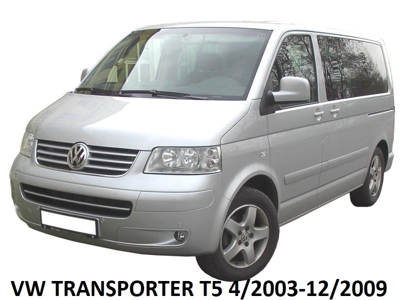 VW TRANSPORTER T5 VW / TRANSPORTER V Autobus (7HB, 7HJ, 7EB, 7EJ, 7EF, 7EG, 7HF, 7E